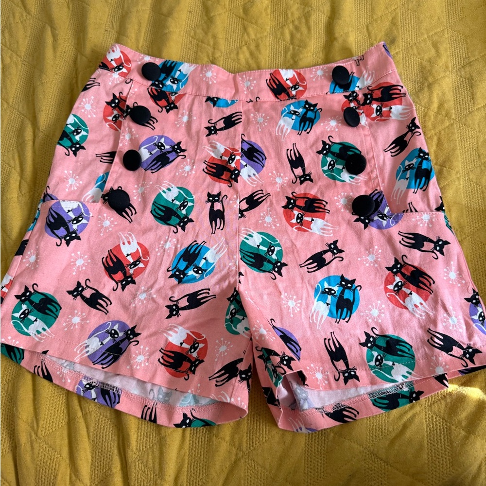 Voodoo Vixen High-waist Pin up Shorts size S